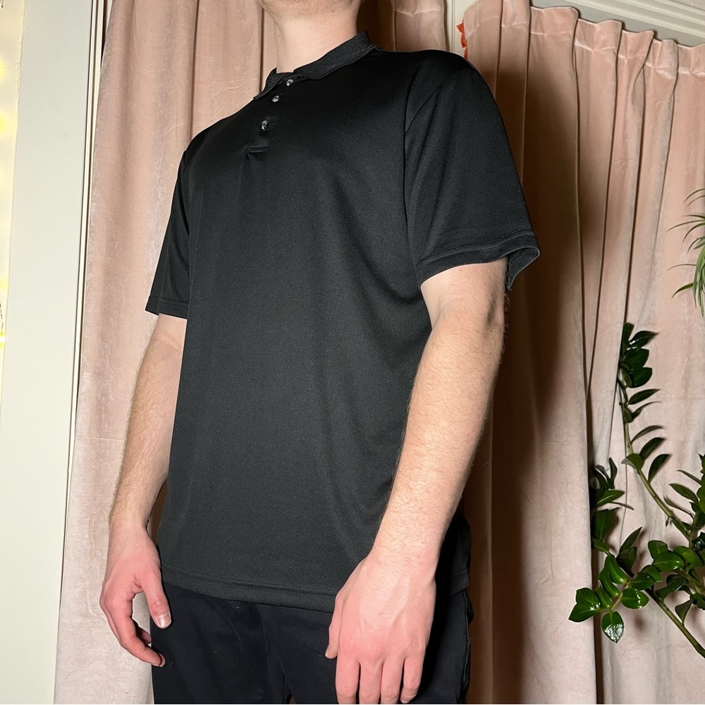 Black Golf Polo